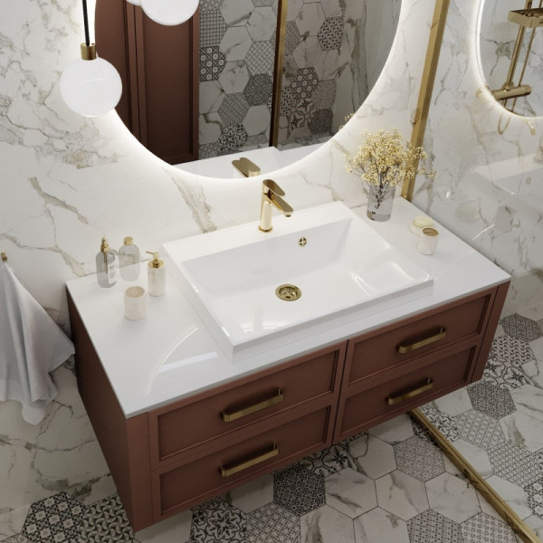 Раковина Paola Alba 600, белый. Фото 4