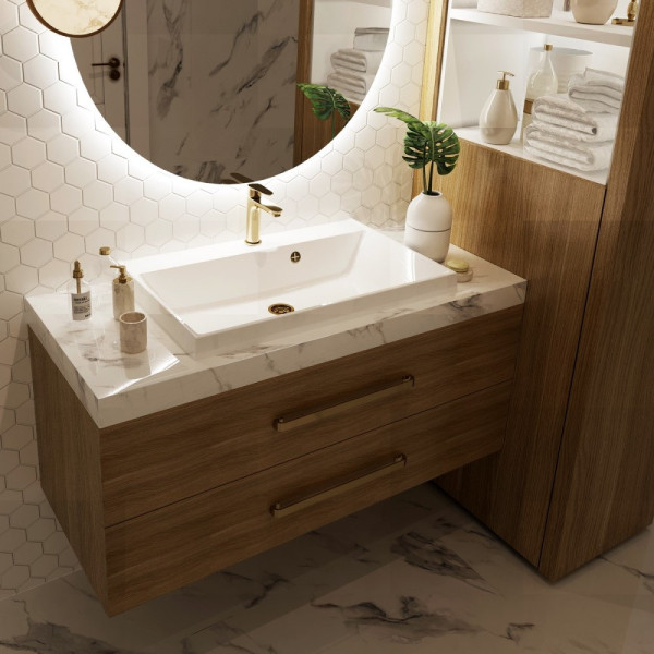 Раковина Paola Alba 700, белый. Фото 4