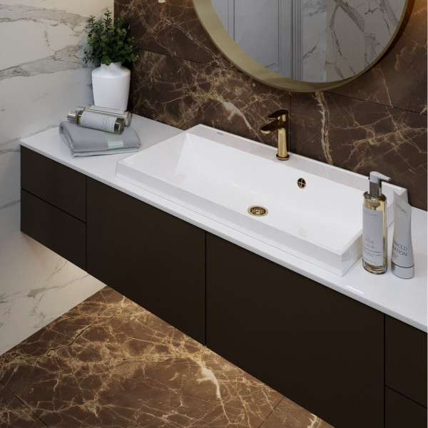 Раковина Paola Alba 800, белый. Фото 4