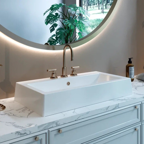 Раковина Paola Daria 800, белый. Фото 5