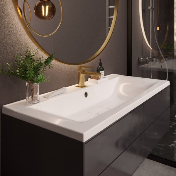 Раковина Paola Elegante 1000, белый. Фото 4