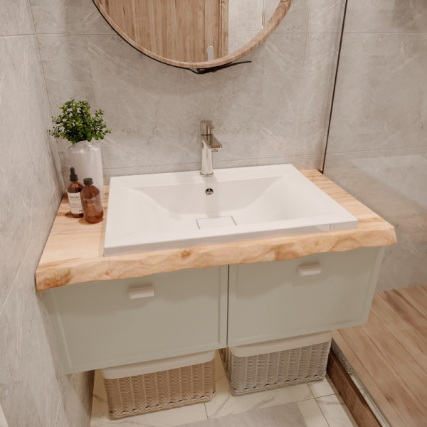 Раковина Paola Elegante 750, белый. Фото 4