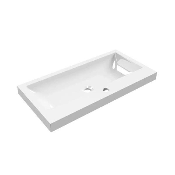 Раковина Paola Lazio 800, белый. Фото 5