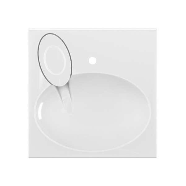 Раковина Paola Liguria 600, белый. Фото 3