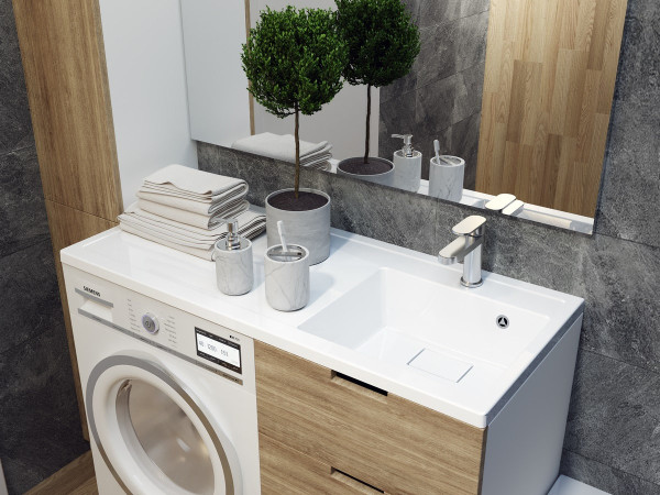 Раковина Paola Magenta 1100 R, белый. Фото 4