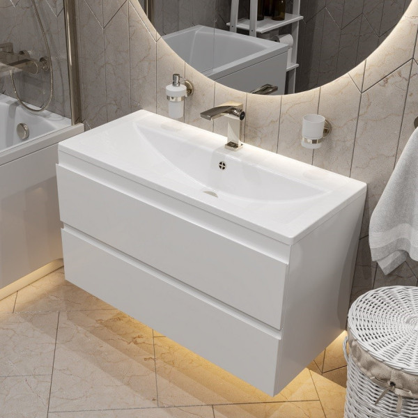 Раковина Paola Mario 1000, белый. Фото 4