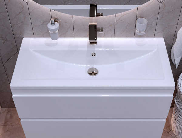 Раковина Paola Mario 900, белый. Фото 4