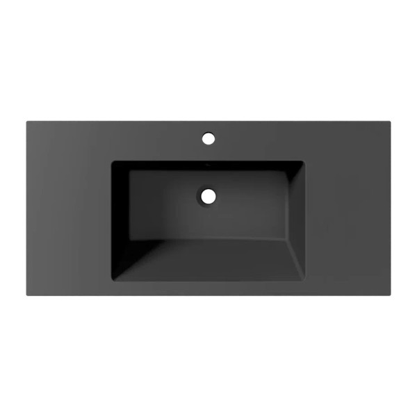 Раковина Paola Nero 1000 ST-B, черный. Фото 1