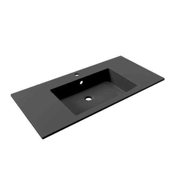 Раковина Paola Nero 1000 ST-B, черный. Фото 4