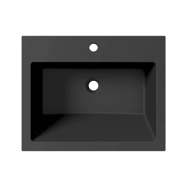 Раковина Paola Nero 600 ST-B, черный. Фото 1