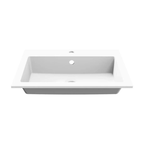 Раковина Paola Nero 600 ST-W, белый. Фото 3