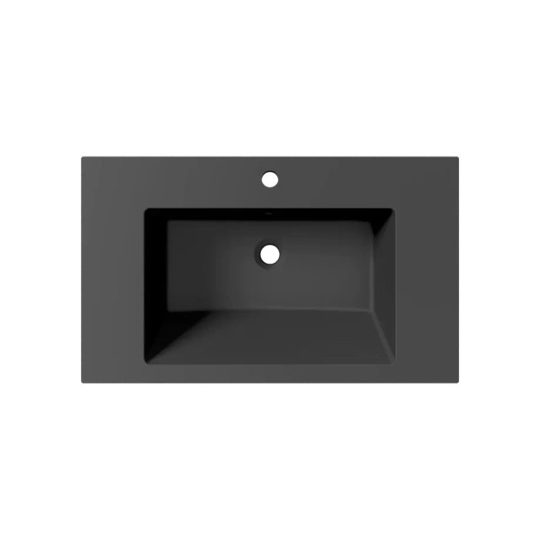 Раковина Paola Nero 800 ST-B, черный. Фото 1