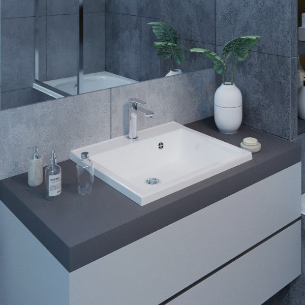 Раковина Paola Roma 500, белый. Фото 4