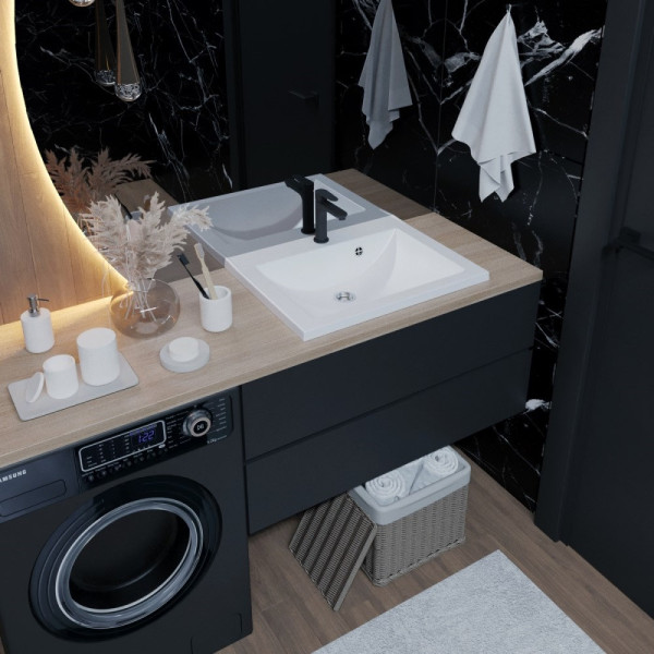 Раковина Paola Roma 580, белый. Фото 4