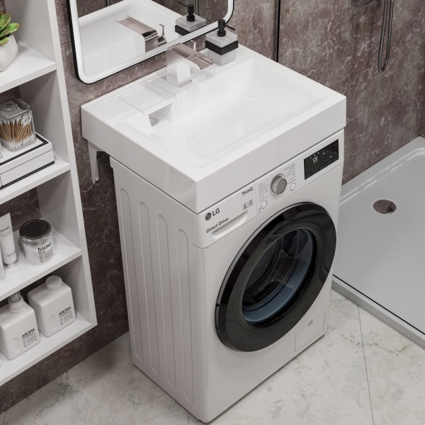 Раковина Paola Siena 500, белый. Фото 4