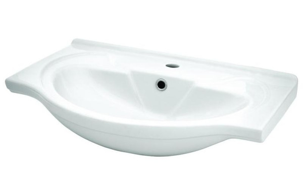 Раковина подвесная AQUATON 65.7х47.5х17.5 фаянс, цвет Белый (1WH109651). Фото 1