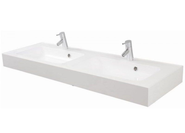 Раковина подвесная AQUATON Ричмонд 150х12х13.8 литьевой мрамор, цвет Белый (1A70573KRD010). Фото 1