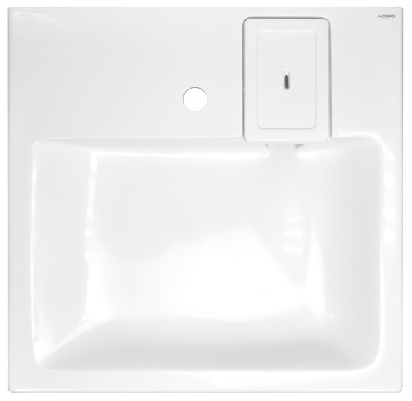 Раковина подвесная Azario Beta 58.3х60х9 Белый (CS00078301). Фото 1