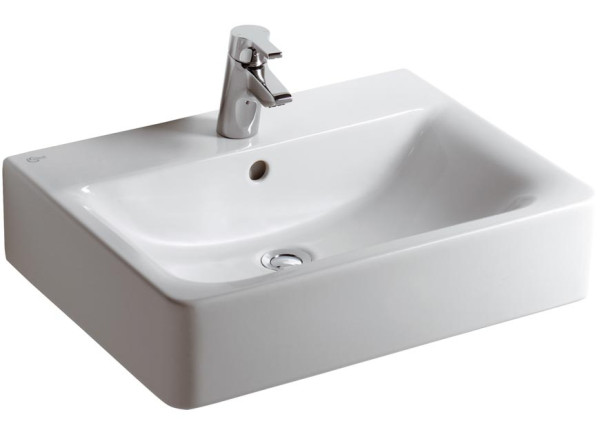 Раковина подвесная Ideal Standard CONNECT 55х46х17.5 керамика, цвет Белый (E784401). Фото 1