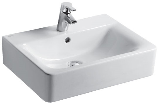Раковина подвесная Ideal Standard CONNECT 60х46х17.5 керамика, цвет Белый (E794501). Фото 1
