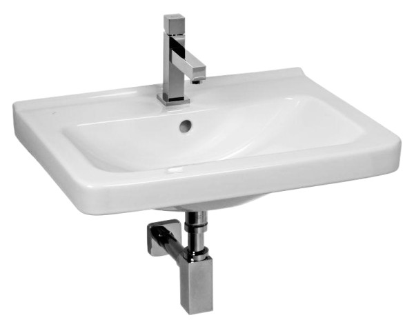 Раковина подвесная Jika Cubito 55х42х18.5 фаянс, цвет (8104220001041). Фото 1