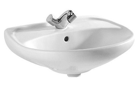 Раковина подвесная Jika LYRA 50х41х18.5 фаянс, цвет Белый (8142700001049). Фото 1