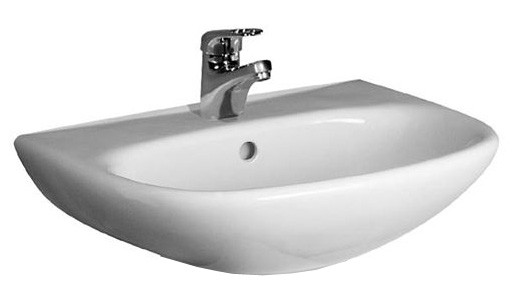 Раковина подвесная Jika ZETA 50х40х19 фаянс, цвет Белый (8103900001049). Фото 1