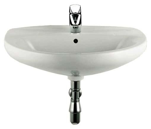 Раковина подвесная Roca VICTORIA 65х51х19.5 керамика, цвет Белый (7327391000). Фото 1