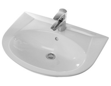 Раковина подвесная Sanita Luxe Classic (Sanita Luxe) 64.5х48.5х14 керамика, цвет Белый (CLCSLWB01). Фото 1