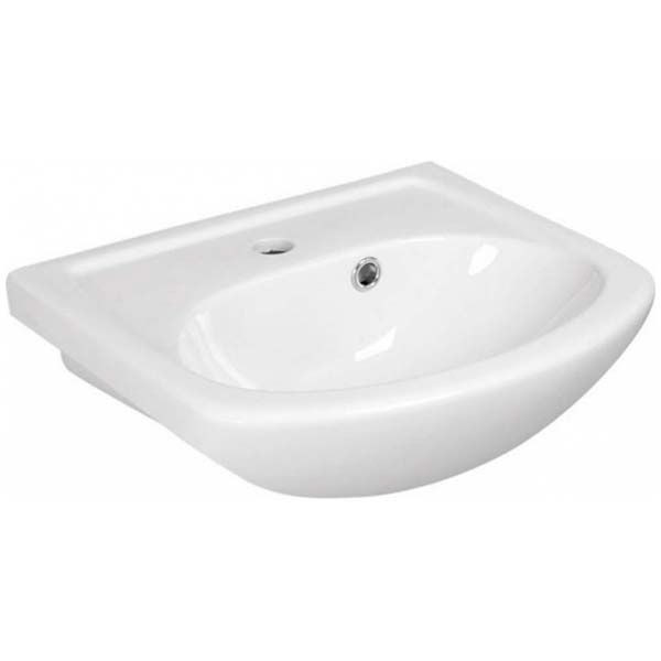 Раковина подвесная Santek Азов-45 45х38х17 фаянс, цвет Белый (1WH112449). Фото 1