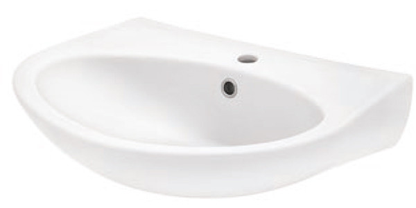 Раковина подвесная Santek Бореаль 58.5х47.5х20.5 фаянс, цвет Белый (1WH110484). Фото 1