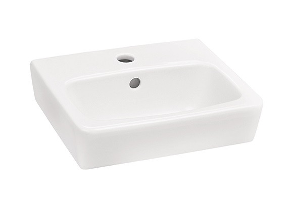 Раковина подвесная Santek Нео-40 40х34х17 фаянс, цвет Белый (1WH302183). Фото 1