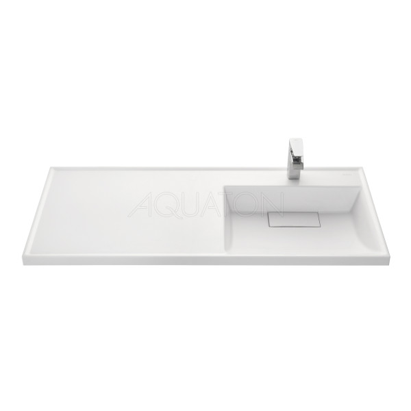 Раковина -столешница AQUATON Лондри 50х120х16.2 Белый (1A72243KLH010). Фото 1