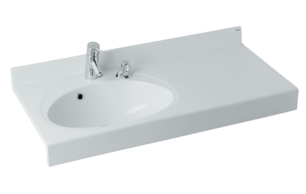 Раковина -столешница AQUATON Отель 47х99х25 Белый (1A70073NOT01L). Фото 1