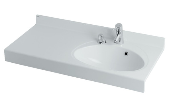 Раковина -столешница AQUATON Отель 47х99х25 Белый (1A70083NOT01R). Фото 1