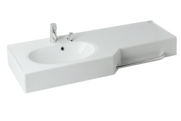 Раковина -столешница AQUATON Отель 50х127х17 Белый (1A70113WOT01L). Фото 1