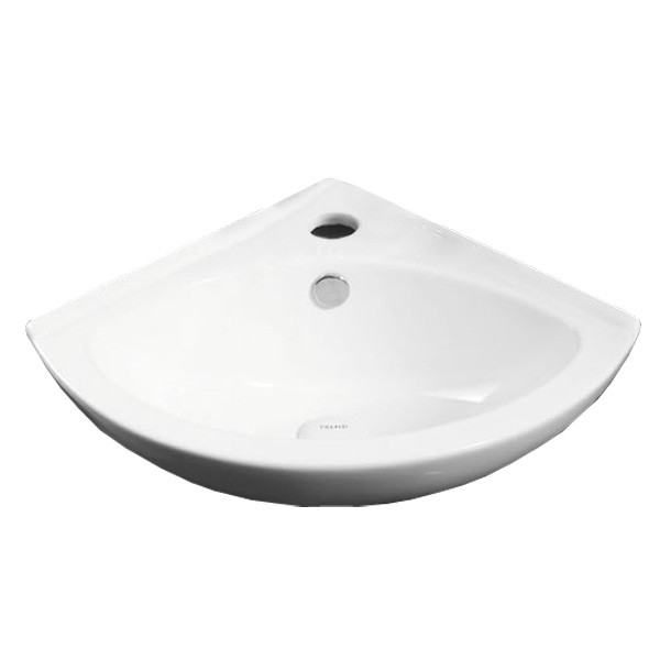 Раковина угловая Azario 40.5х40.5х12.5 фаянс, цвет Белый (AZ41196). Фото 1