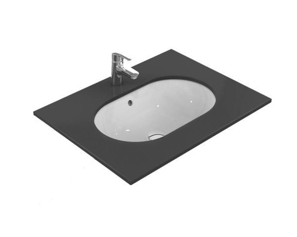 Раковина встраиваемая снизу Ideal Standard CONNECT 41х62х17.5, фаянс, цвет Белый (E505001). Фото 1