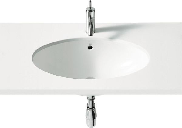 Раковина встраиваемая снизу Roca BERNA 42х50х18, керамика, цвет Белый (7327871001). Фото 1