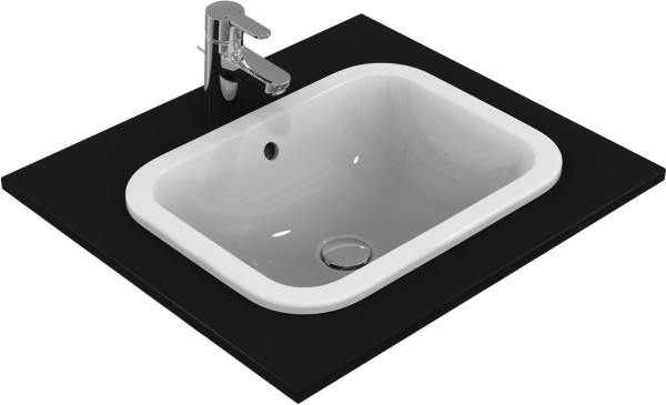 Раковина встраиваемая сверху Ideal Standard CONNECT 58х41х17.5, керамика, цвет Белый (E505901). Фото 1