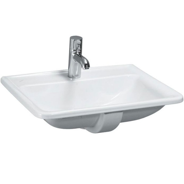 Раковина встраиваемая сверху Laufen Pro S 56х44х15, фаянс, цвет Белый (8189630001041). Фото 1