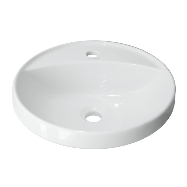 Раковина встраиваемая сверху Sanita Luxe Art Inside 43х43х15.1, фарфор, цвет Белый (ART43SLWB01I). Фото 1