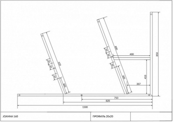 Рама Cersanit для ванны JOANNA 160. Фото 2