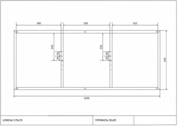 Рама Cersanit для ванны LORENA 170. Фото 2
