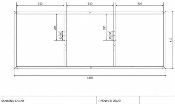 Рама Cersanit для ванны SANTANA 170. Фото 2