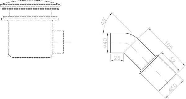 редуктор сифона 40/50 мм. Фото 4