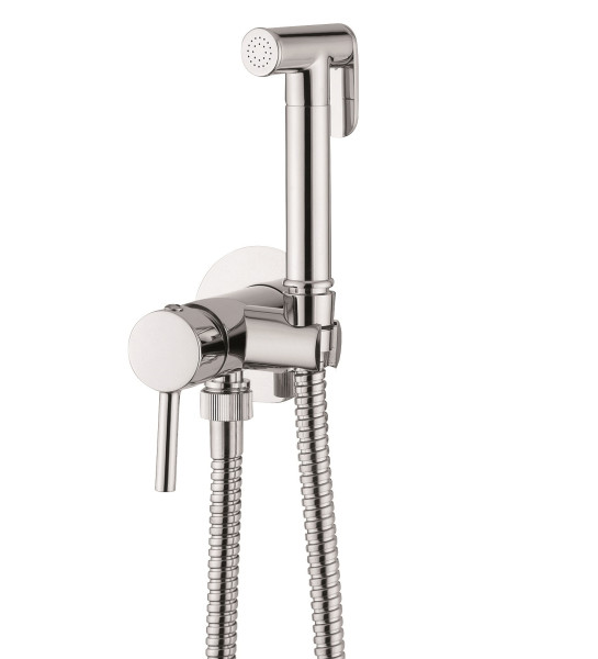 Reitano 55STF Смеситель для биде Minimal (скрытый монтаж, латунная лейка), Комплект, ХРОМ. Фото 1