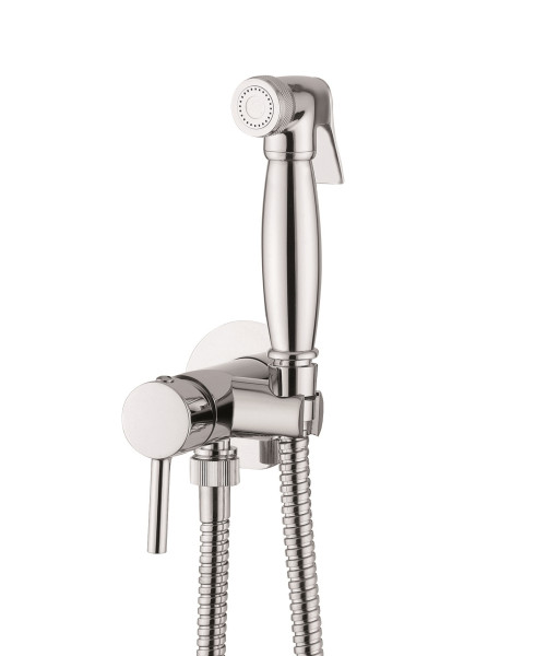 Reitano 55STF Смеситель для биде Retro (скрытый монтаж, латунная лейка), Комплект, ХРОМ. Фото 1