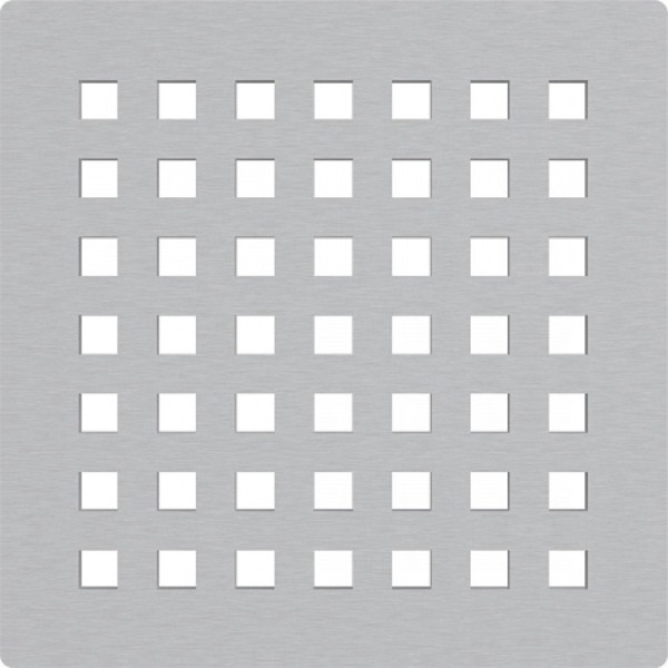 Решетка для cливных трапов из нержавеющей стали 102×102 мм, нержавеющая сталь, арт. MPV014. Фото 1