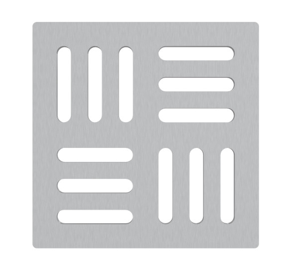 Решетка для душевого трапа Alcadrain из нержавеющей стали 102×102 мм (MPV011). Фото 1